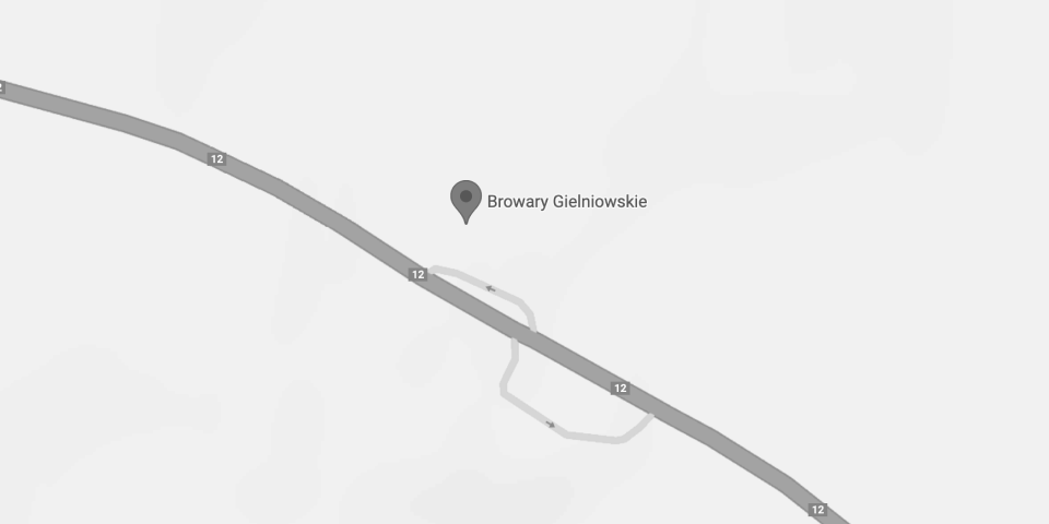 Mapa z lokalizacją restauracji Browary Gielniowskie